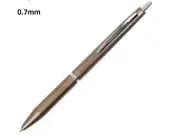 Pilot ACRO 1000 BAC-1SF Metal Alloy 0.7mm Retractable Ball pen BROWN body BLACK