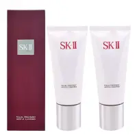 在飛比找momo購物網優惠-【SK-II】全效活膚潔面乳120g1+1