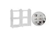Acrylic Display Stand Desktop Organiser Cup Stand Perfume Stand Candle Stand Storage Living Room Bathroom Bedroom Clear