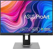 ASUS ProArt Display PA248QV Professional Monitor – 24.1-inch, 16:10, IPS, WUXGA (1920 x 1200), 100% sRGB, 100% Rec.709, Color Accuracy ΔE < 2, Calman Verified, ProArt Preset, ProArt Palette