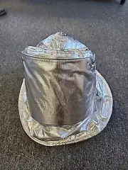 NEW Fireman's Silver Aluminized Proximity Hood Lift-up Visor Lite Industries