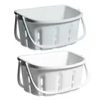 Plastic Shower Caddy Tote Portable Bathroom Basket for Dorm Bath