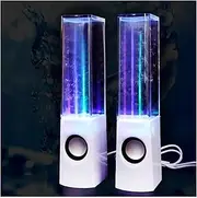 Gikfun USB 7 Colour LED Water Speaker with Dancing Fountain Light Show Sound Effect Speaker for Computer, MP3 Player, Laptop, Smartphone etc. 3.5mm Audio Output Speaker EK8485