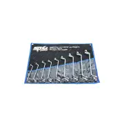 SP Tools 9Pcs Double Ring Long Spanner Set - Metric 75 Degree Offset Wrench Cr-V