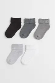 5-pack Anti Slip Socks