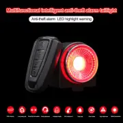 Wireless Bike Tail Light Anti-Theft Alarm Lock Warning Rear Bike LED w/Remote