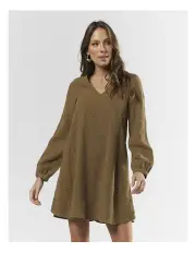 [Vero Moda] Jura Cotton Dress in Capers