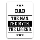 Gift Sticker : DAD The Man Myth Legend Family Christmas Masculine For Him