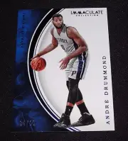 2015-16 Immaculate ANDRE DRUMMOND #68 Blue Foil Variant/10 DETROIT Pistons UCONN