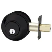 SA NEW Lockwood Deadbolt Symmetry Dbl Matt Black