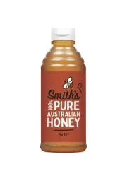 1kg Smith's 100% Pure Natural Australian Honey Supporting Aussie Beekeepers