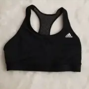 Adidas Womens Sports Bra Black Climalite Mesh Mix Sz XL D73118 NEW