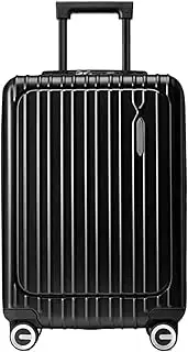 [HSHTTKL] Cabin Luggage 20in Suitcase Business Boarding Suitcase Luggage Double Zipper Compartment TSA Combination Lock Suitcase Travel Carry-Ons