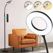 LED Floor Lamp, 12W/1000LM Reading Light, 3 Color Temperatures Bright Floor L...