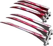 Zingtsing X Man Wolverine Claws Realistic Plastic Wolverine Claws with Artificial Blood Halloween Costume Cosplay Props