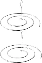 Quilt Hangers 2Pcs Spiral Sheet Quilt Hangers Space Saving Blanket Hangers Stainless Steel Hangers Heavy Duty Drying Hangers Blanket Rack for Sofa Covers Blankets Shawls Scarfs