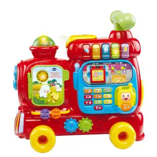 Vtech 4合1智慧積木學習車(粉/紅/藍)【安琪兒婦嬰百貨】