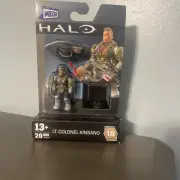 HALO HEROES SERIES 18 Mini Figure MEGA CONSTRUX LT. COLONEL KINSANO HNC47