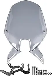 Motorcycle Wind Deflector Motorcycle Cover WindScreen, for Monster, 937 M937, for Monster, 950 M950 Windshield 2021-2022 Motorbike Windshield Motorcycle Windshield(Gray Gris)