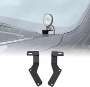 Hood Hinges Ditch Light Mount Bracket Compatible with Honda Pilot 2016-2022, Hood Hinge Mount Brackets for Led Work Lights, Carbon Steel (2016-2022)