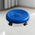 Low Height Rolling Stool Low Rolling Seat with Wheels 360°Swivel Rotating