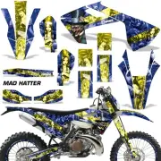 Custom MX Decal Kit with #Plate Husqvarna TE/FE/TX All Models 17-19 HATTER Y U
