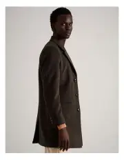 [Blaq] Carson Car Coat in Chocolate