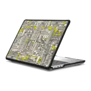 MacBook Pro 14-inch (M1 - M4) Impact Case Hong Kong toile de jouy chartreuse