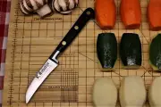 Sabatier ,CARBON STEEL,Bec d'Oiseau (bird's beak) Tourne Knife . Made in France
