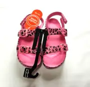 Wonder Nation Toddler Girl pool slides buckle Sandals 11/12