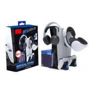 2-in-1 Cooling Fan with Headset Holder for Play-station 5