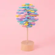 Wooden Spiral Lollipop Toys Rotating Magic Wand Spin Magic Wand Stress Relief Fi