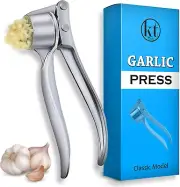 HeavyDuty Metal Garlic Press Mincer Ginger Crusher Squeezer Classic Kitchen Tool