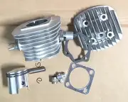 66cc Motorized bike GAS ENGINE - 80cc SHORT INTAKE top end 8mm high hole piston
