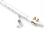 White Mini Pocket Saxophone Portable Little Sax with Black Carrying Bag Woodwind Instrument