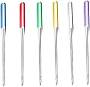 Hohopeti Sewing Machine Needles Set 4 Sizes Perfect for Knits Woven Fabrics Home Random Color