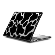 MacBook Pro 13-inch (M1 / M2 / Intel) Impact Case Black Cow Print by Corey Paige Designs