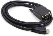 Male to Male 15pin to VGA Cable High Speed Cable Adapter Cord 1080P@60Hz to Connect Computer Laptop PC