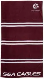 Manly Sea Eagles 2024 NRL Jersey 'Mega' Beach Towel