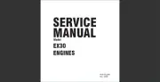 Robin America EX30 Engine Workshop Service manual (Reprint)