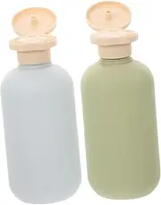 Leakproof Travel Toiletry Bottles 200ml Squeeze Bottles for Shampoo Conditioner