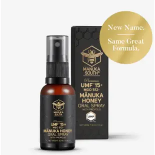 【紐西蘭進口】【麥蘆卡蜂蜜添加】Manuka South UMF 15+ 蜂膠噴霧 30 ml