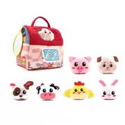 Plushs Toy Doll Mini Farm Box Small House Doll Children Puzzle Senses Huggable Companion