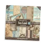Stamperia Intl 12" x 12" Sea Land Stamperia Double-Sided Paper Pad (10 Per
