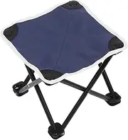 BRIGHTFUFU Lightweight Folding Fishing Chair: Portable Outdoor Stool Ideal for Camping Hiking and Travel Comfortable and Sturdy Design Easy to Fold