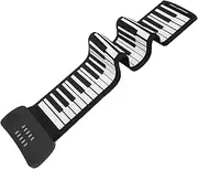 GOOHOCHY Electronic Hand Roll Piano Boys and Girls' Musical Instrument Portable Piano Keyboard Silicone Keyboard for Beginners