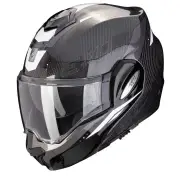 Exo-Tech Evo Carbon Rover Black White Modular Helmet