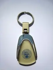 New DEPARTMENT OF EDUCATION Metal Logo Key Chain Ring / Fob. Handsome. Quality!