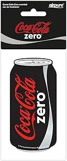 Coca-Cola Car Air Freshener, Coke Zero Fragrance, Paper Can (CC-PC-Z-397)