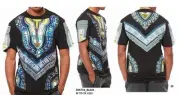 African Dashiki Print BLACK AFRICAN DASHIKI T-SHIRTS Black Panther Print T-shirt